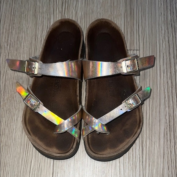 Birkenstock Shoes - Birkenstocks Size 37 Holographic Sandals